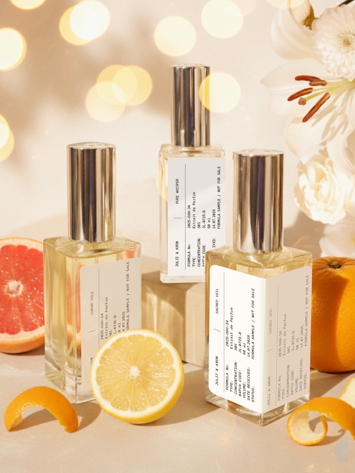 Пробный набор № 12 “Sunny Kiss” — Italian Sunset / Citrus Dream / Étincelle