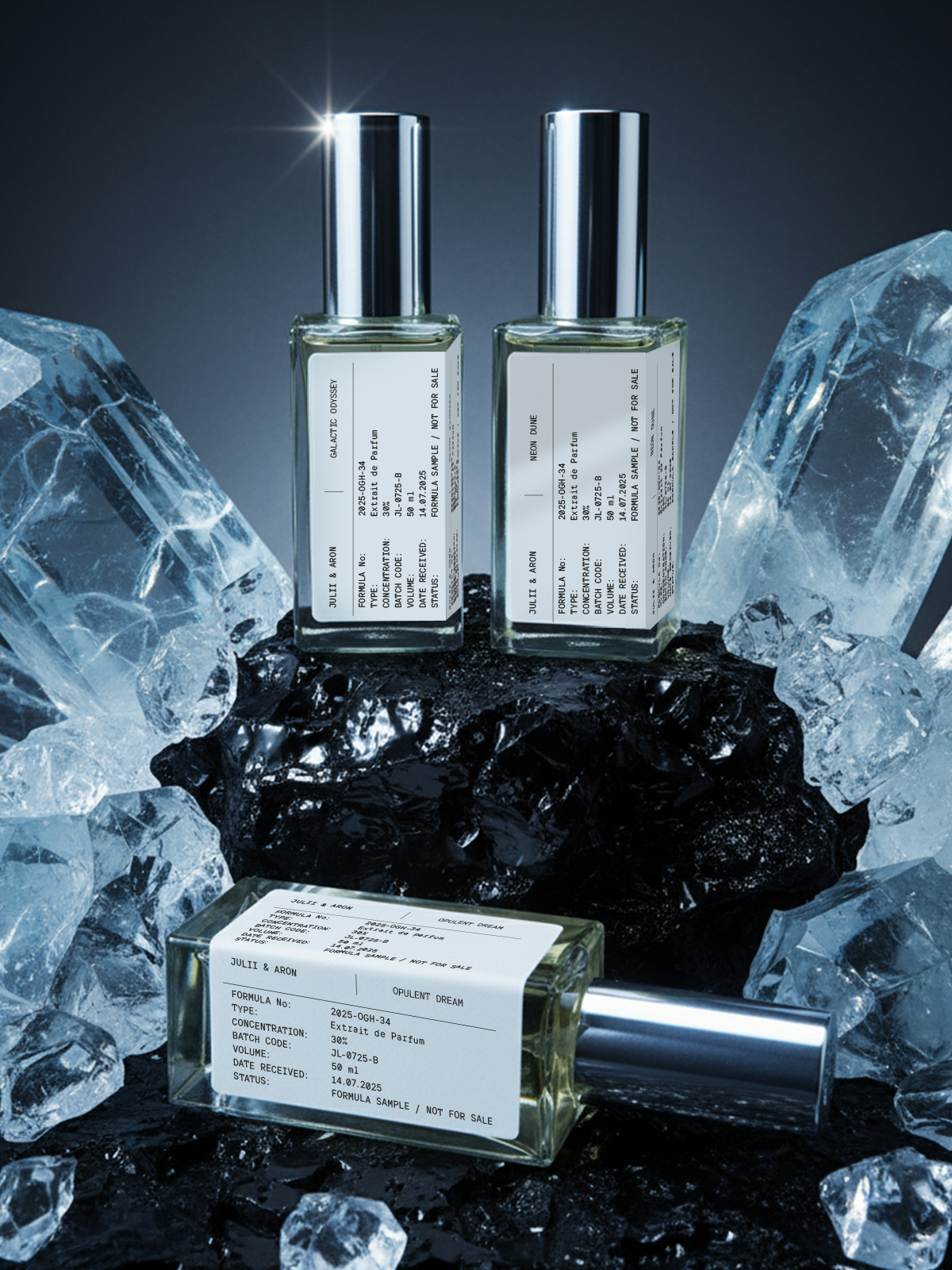 Sample set No. 2 “Galactic Journey” — Galactic Odyssey / Neon Dune / Opulent Dream