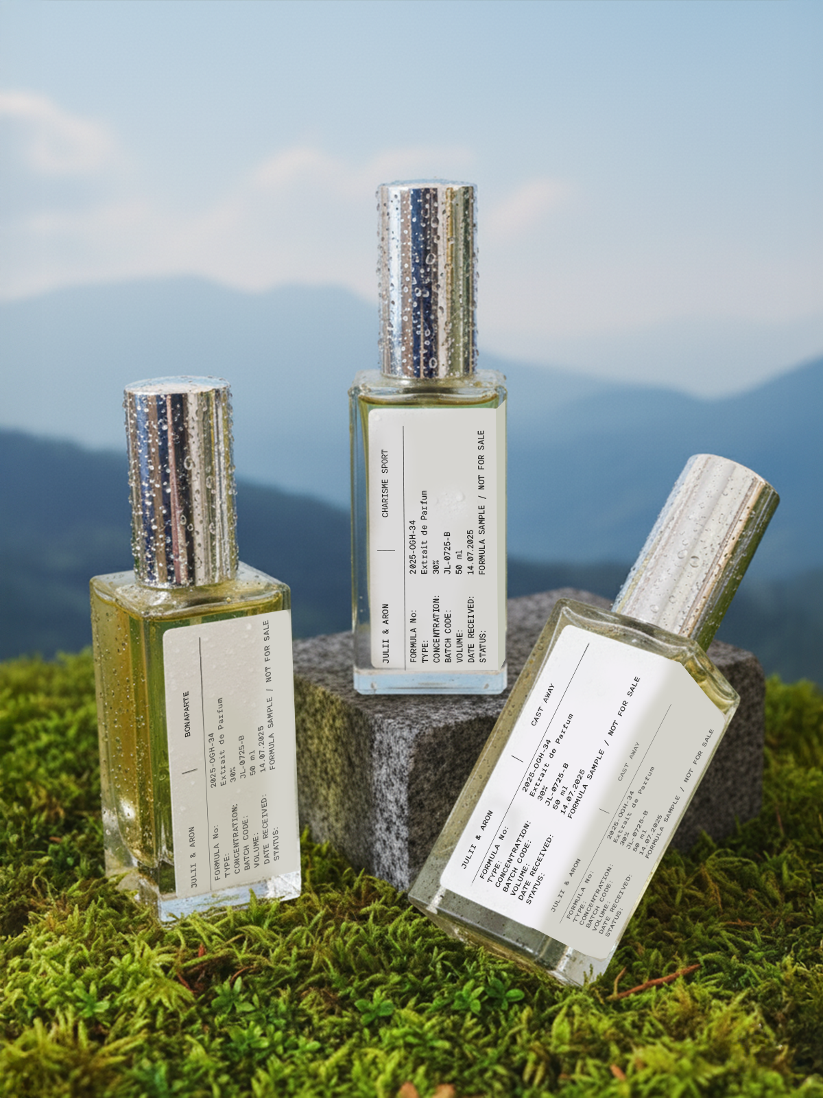 Proben-Set „Charakterkraft“ — Bonaparte / Charisme Sport / Cast Away