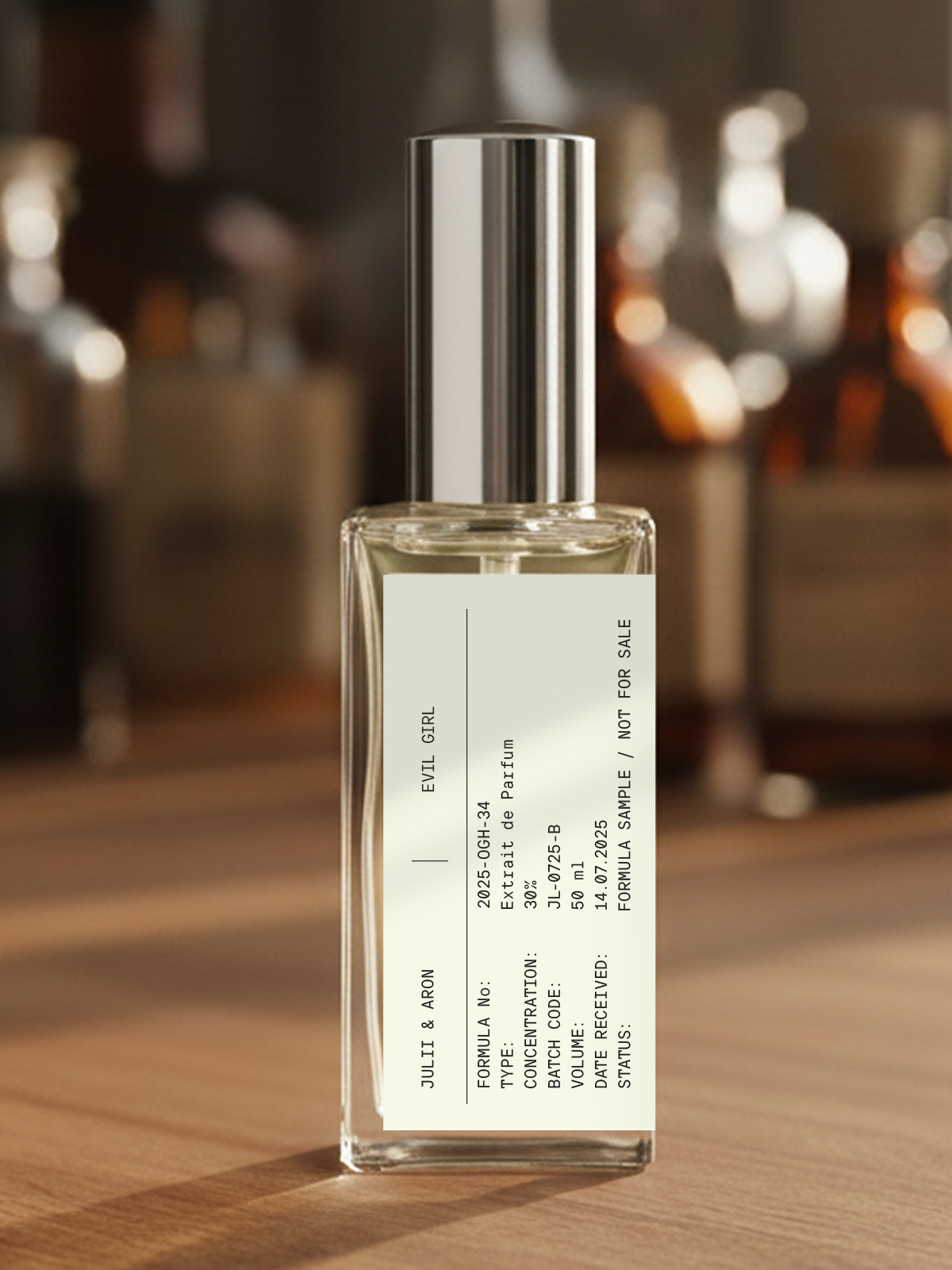 Unisex-Parfum Probe Nr. 6743 " Evil Girll – Nischenparfümerie aus Deutschland, handgefertigt mit hochwertigen Inhaltsstoffen