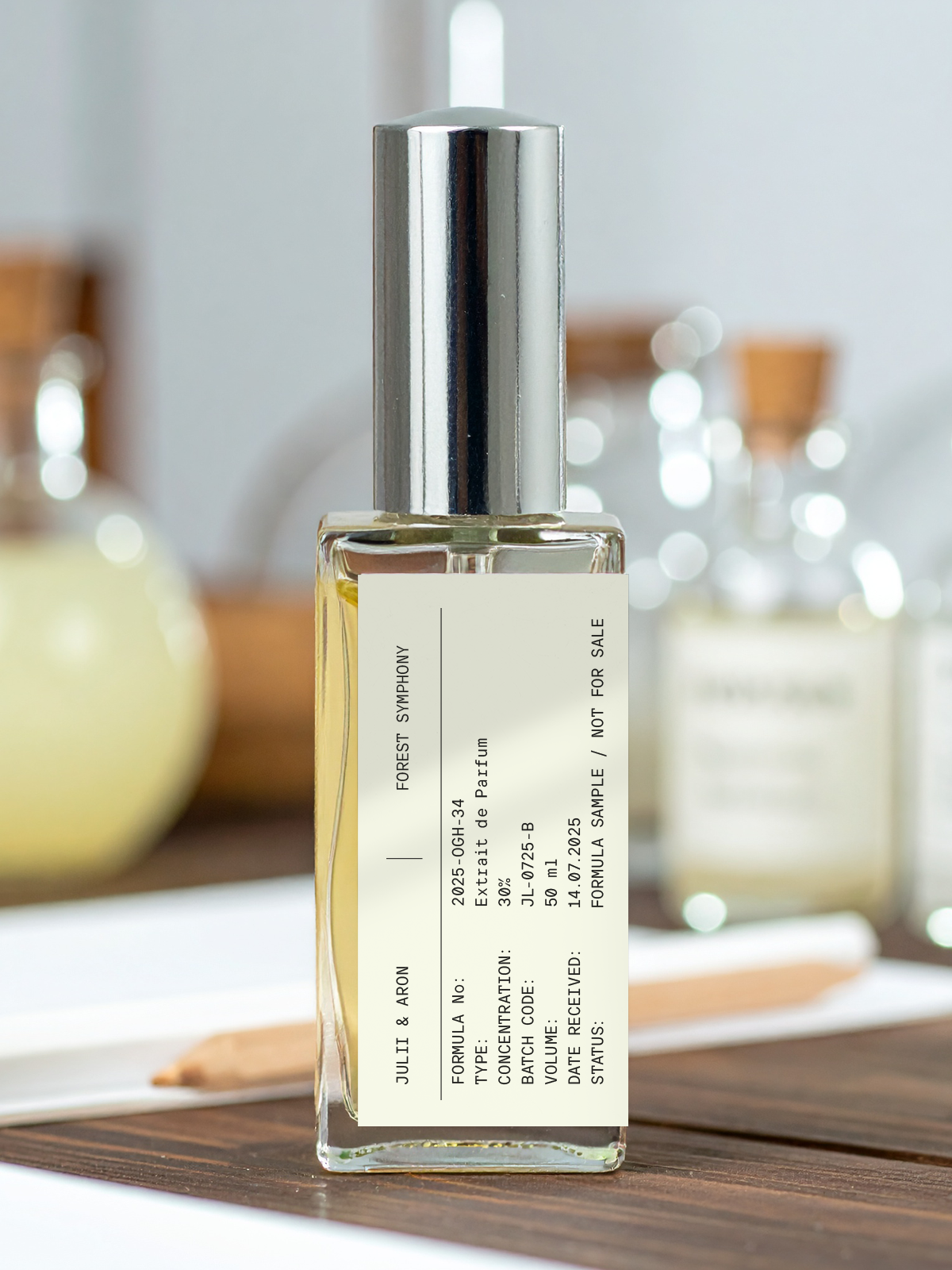 Unisex-Parfum Probe Nr. 8095 " Forest Symphony – Nischenparfümerie aus Deutschland, handgefertigt mit hochwertigen Inhaltsstoffen