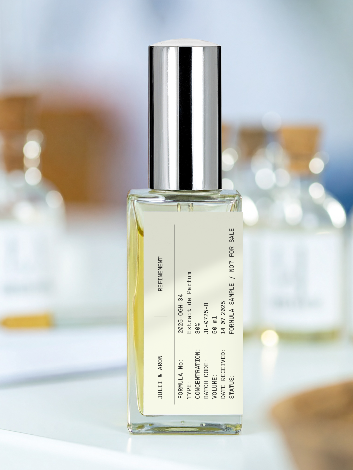 Unisex-Parfum Probe Nr. 4261 " Refinement – Nischenparfümerie aus Deutschland, handgefertigt mit hochwertigen Inhaltsstoffen