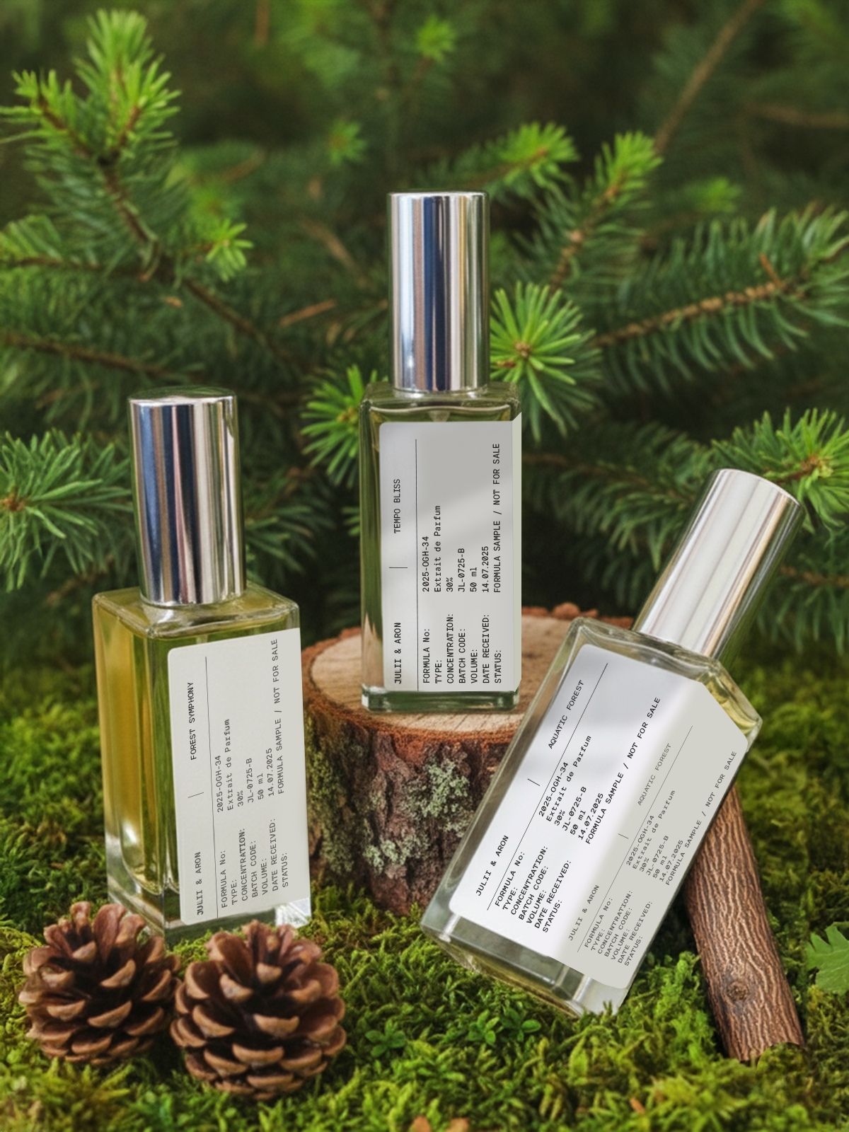 Sample set No. 8 “Forest Mystery” — Forest Symphony / Tempo Bliss / Aquatic Forest